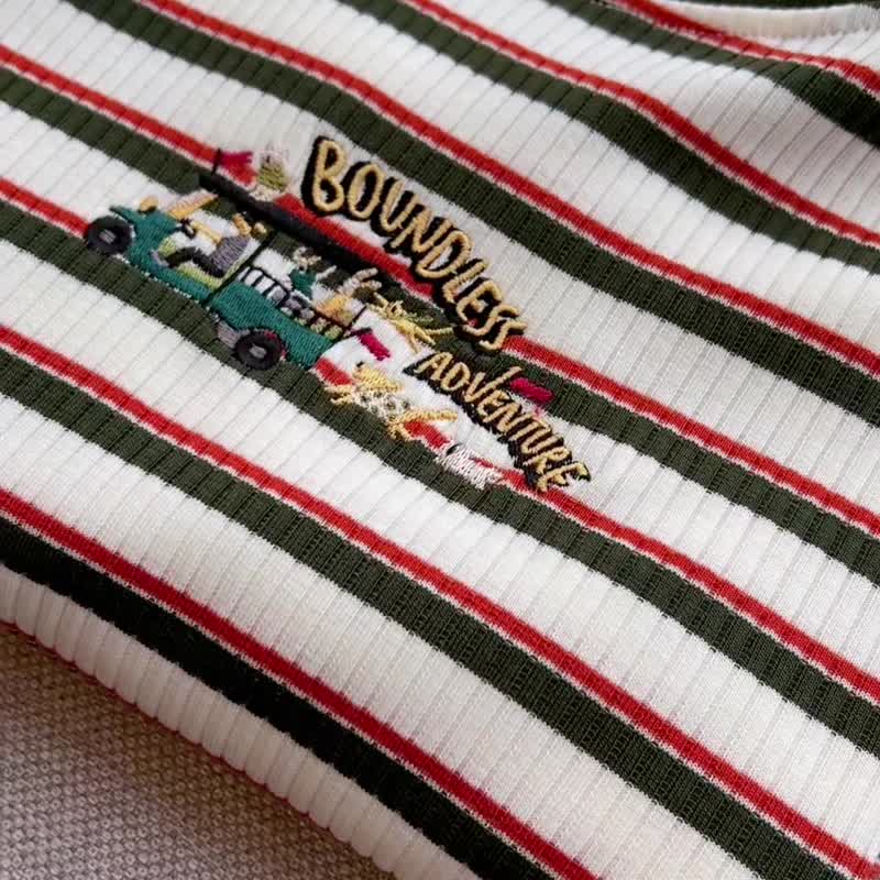 刺绣 Mini Tee : rainbow collection - 女装 T 恤 - 其他材质 多色