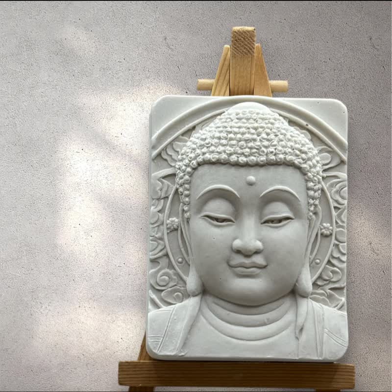 佛艺开运石 佛像摆饰泥作 (九) 禅风香氛摆件 净化心灵的的选择 - 香薰/精油/线香 - 水泥 灰色