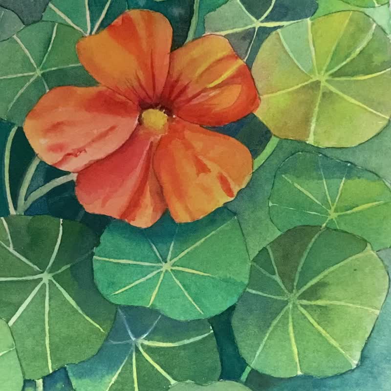 水彩原画/居家摆设/花草疗愈系列 - 海报/装饰画/版画 - 纸 绿色