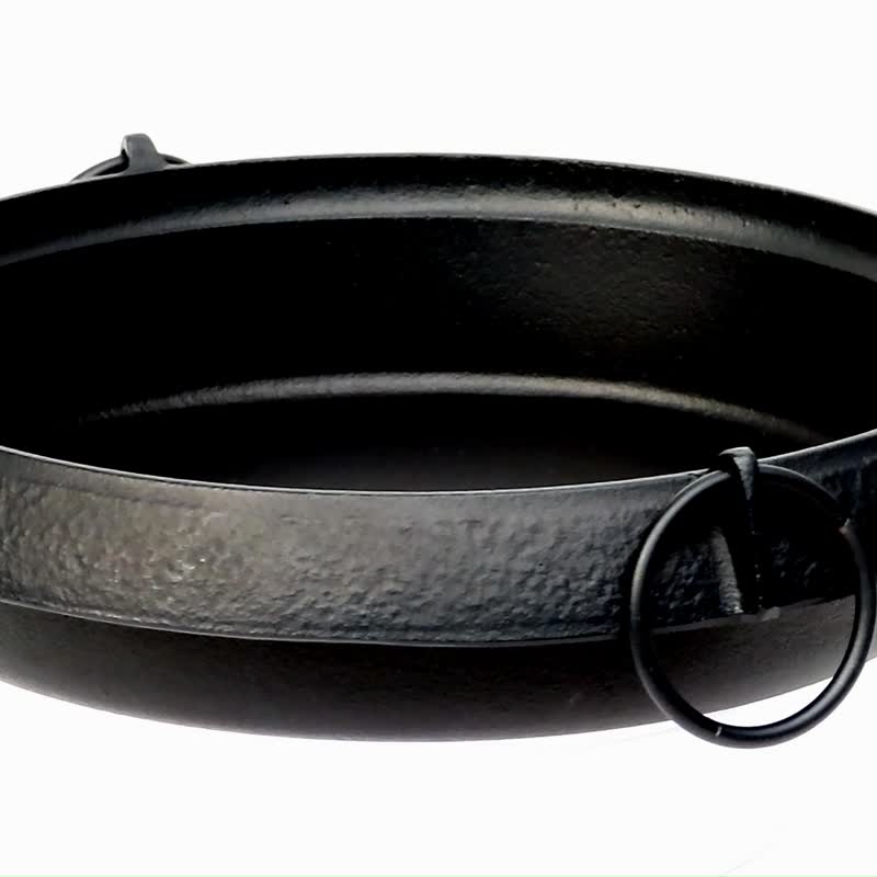 岩铸 南部铁器 铁锅 寿喜烧锅 美丽的铁质肌 26cm IH 对应 日本制 - 锅具/烤盘 - 其他金属 黑色