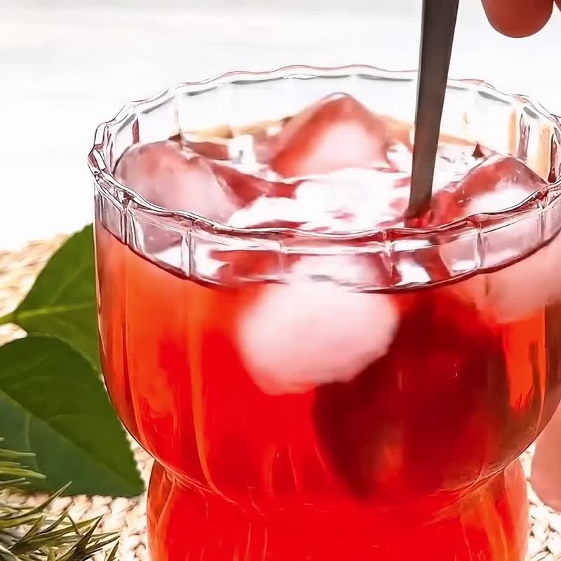 【维C+】无咖啡因 富含维C花草茶 覆盆子叶 洛神 玫瑰 玫瑰果 - 茶 - 新鲜食材 