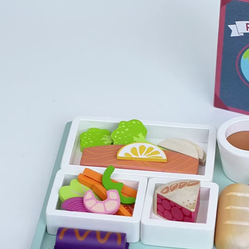空中美馔飞机餐 - 玩具/玩偶 - 木头 多色