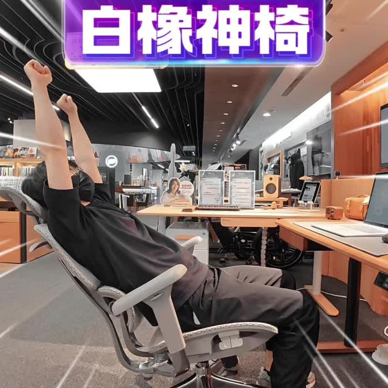 白橡工学椅 - 椅子/沙发 - 铝合金 白色