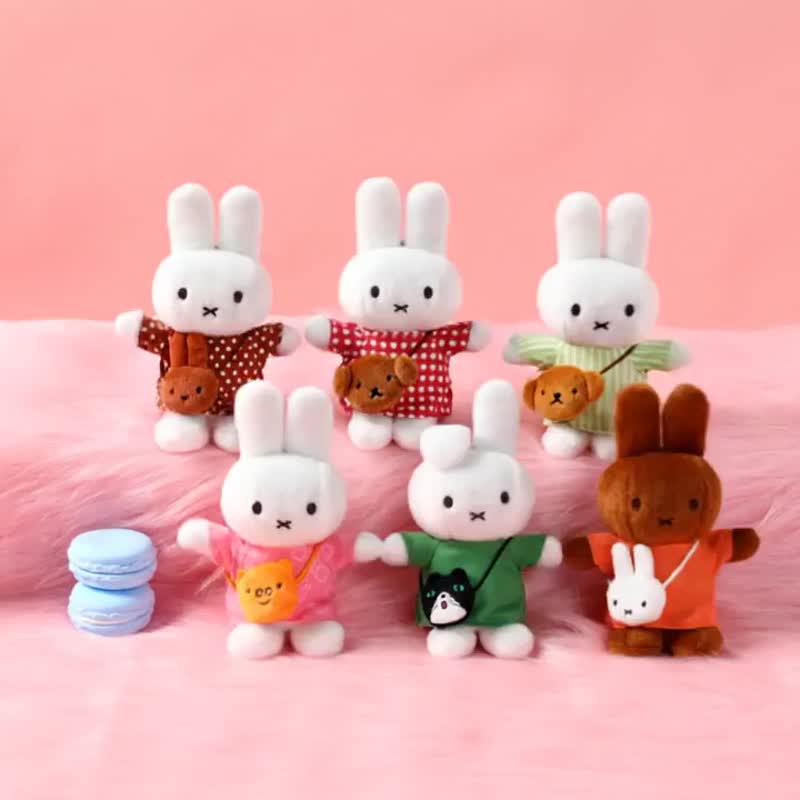 VIPO Miffy 小手袋出游吊饰盲盒 (1箱6个不重复) MIF37560-SET6 - 吊饰 - 棉 