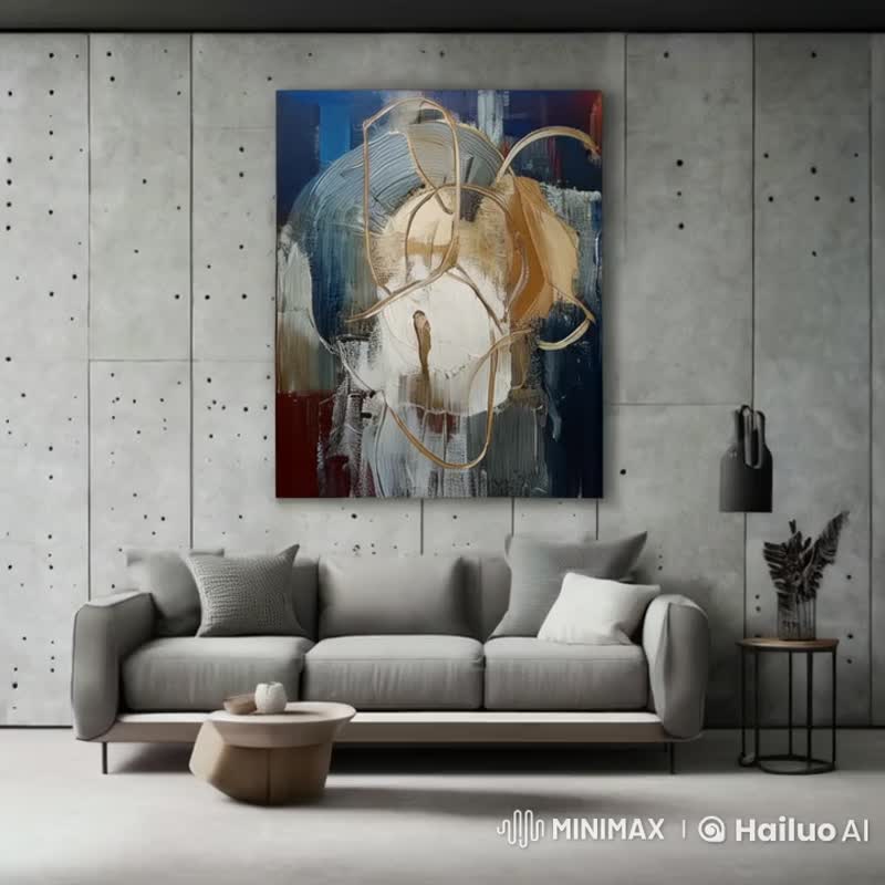 10080抽象画-无框画 | 装饰画 | 油画 | 挂画 | 室内设计 |入厝礼 - 海报/装饰画/版画 - 其他材质 多色