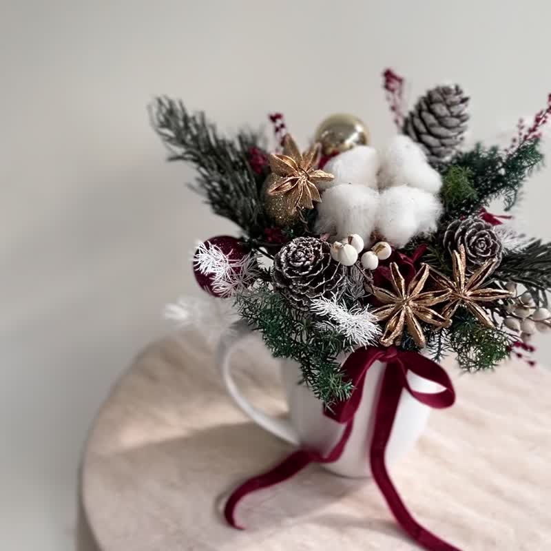【永生玫瑰花盆花】• 情人节礼物/生日礼物/永生花/永生玫瑰花 - 干燥花/捧花 - 植物．花 多色