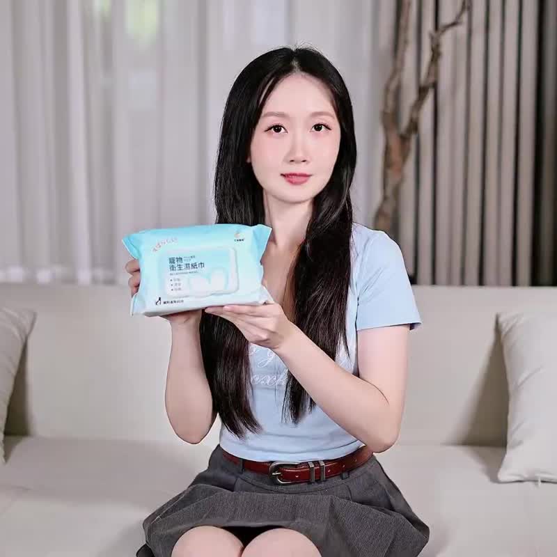 SGS认证-宠物卫生湿纸巾 (加大加厚) - 其他 - 棉．麻 