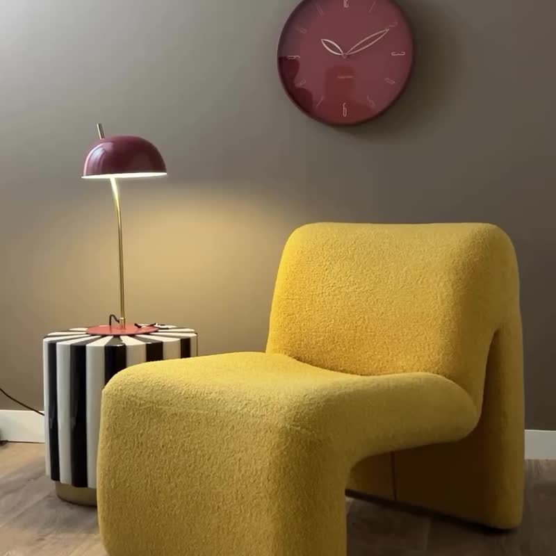 荷兰Karlsson, Wall clock 40cm Petals red ochre花瓣挂钟红赭色 - 时钟/闹钟 - 其他金属 红色