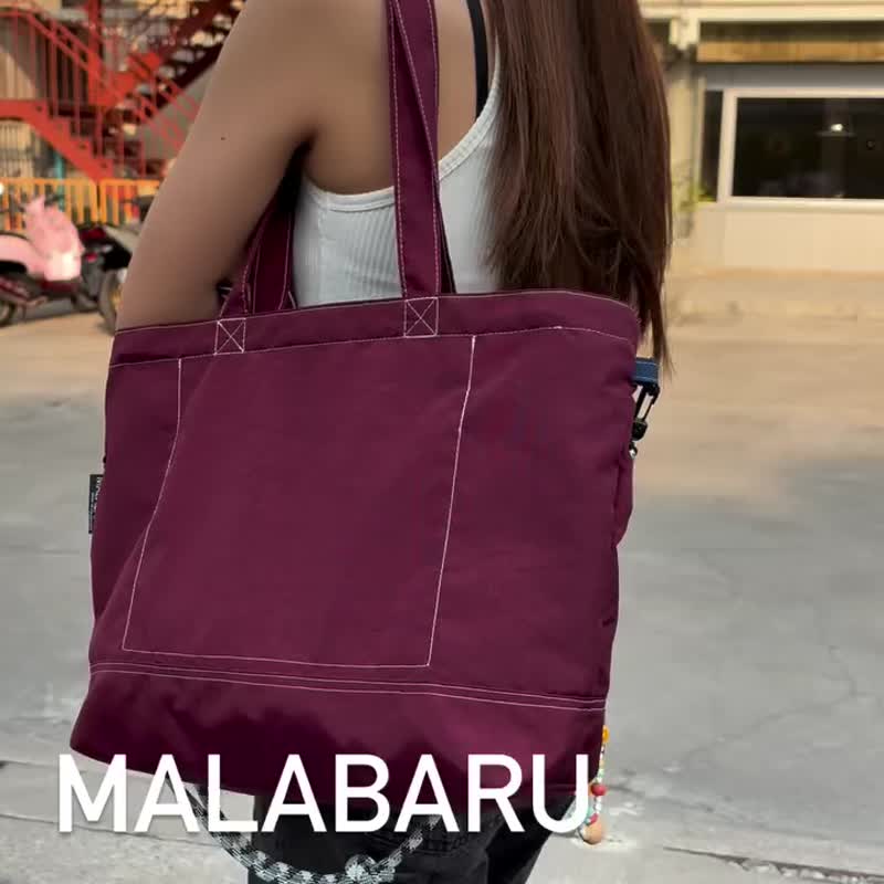 Malabaru 'Faye' 尼龙手提包 文件包、工作包、笔记型电脑包 - 手提包/手提袋 - 尼龙 