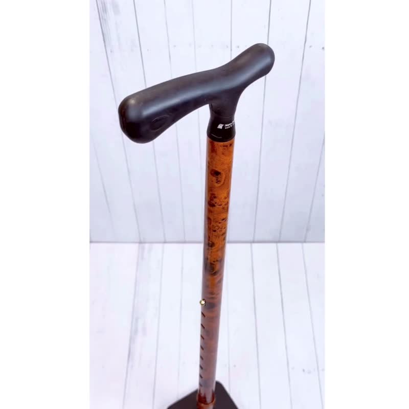 舒适软握把 方便上下楼梯之迷你四脚杖 - 其他 - 铝合金 咖啡色