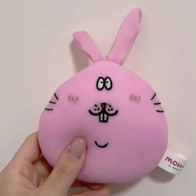 MObbit 减压球 挂饰 - 吊饰 - 聚酯纤维 粉红色