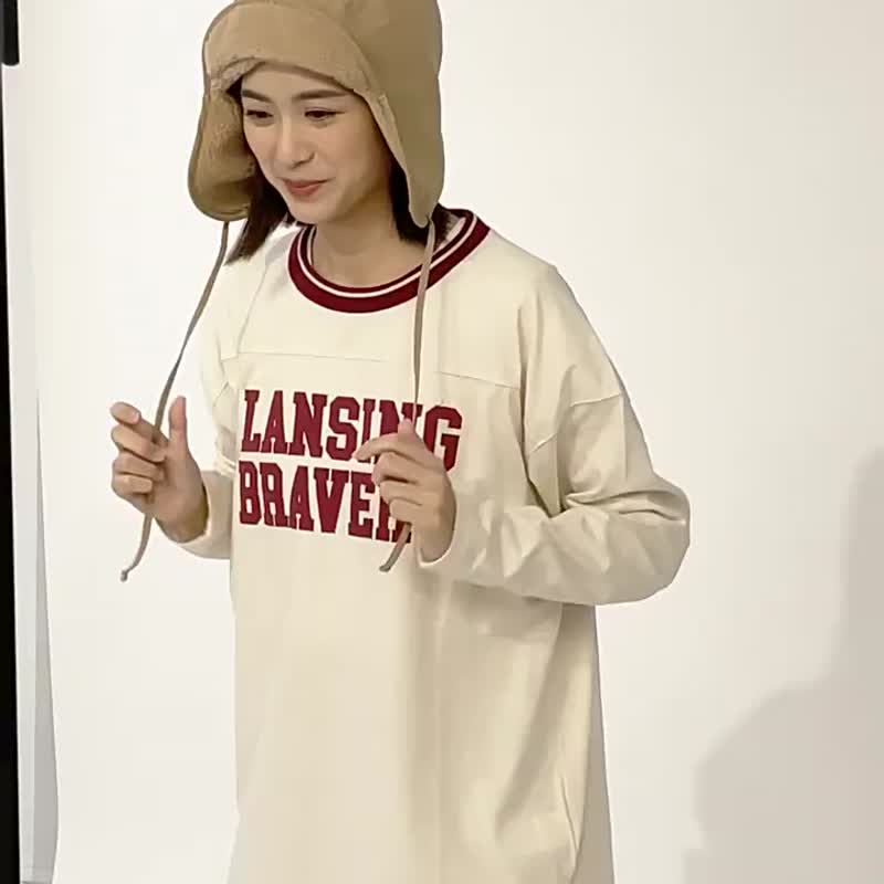 双面戴遮耳飞行帽 - 帽子 - 其他人造纤维 卡其色