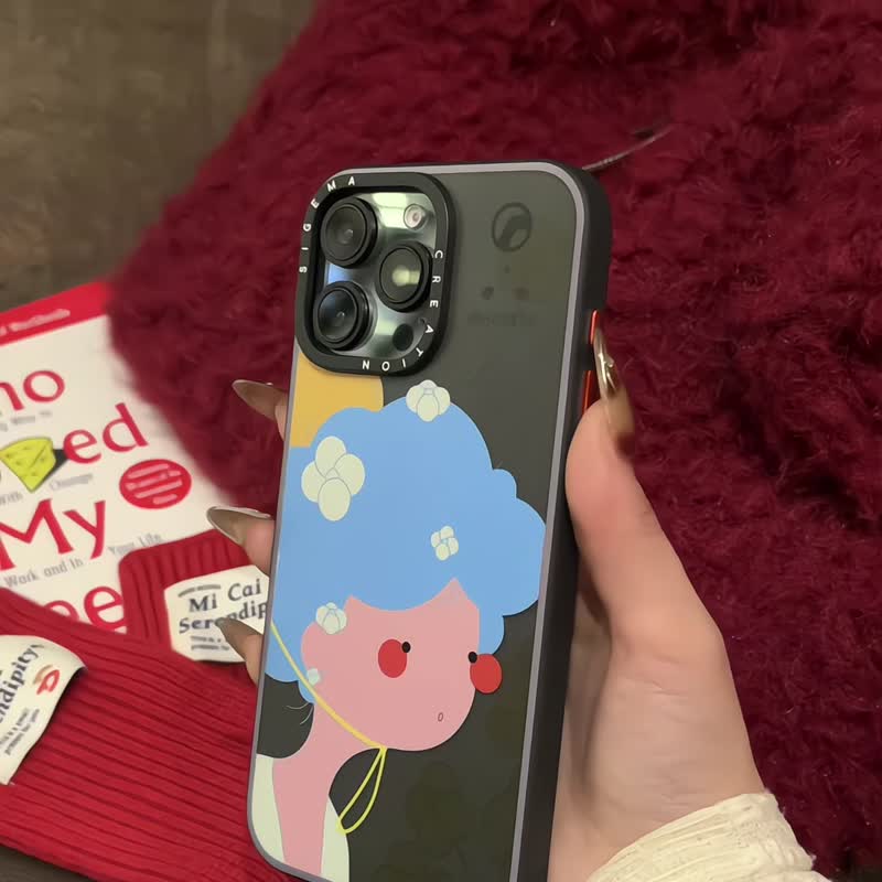 【隐藏式磁吸】Hinata铝合金按键全磨砂防摔防刮iPhone16pro/max - 手机壳/手机套 - 塑料 多色