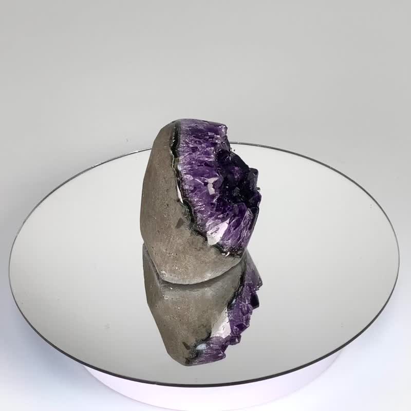ESP 拇指晶镇 550280 开运小物紫水晶 小资族轻松入手 - 摆饰 - 水晶 紫色