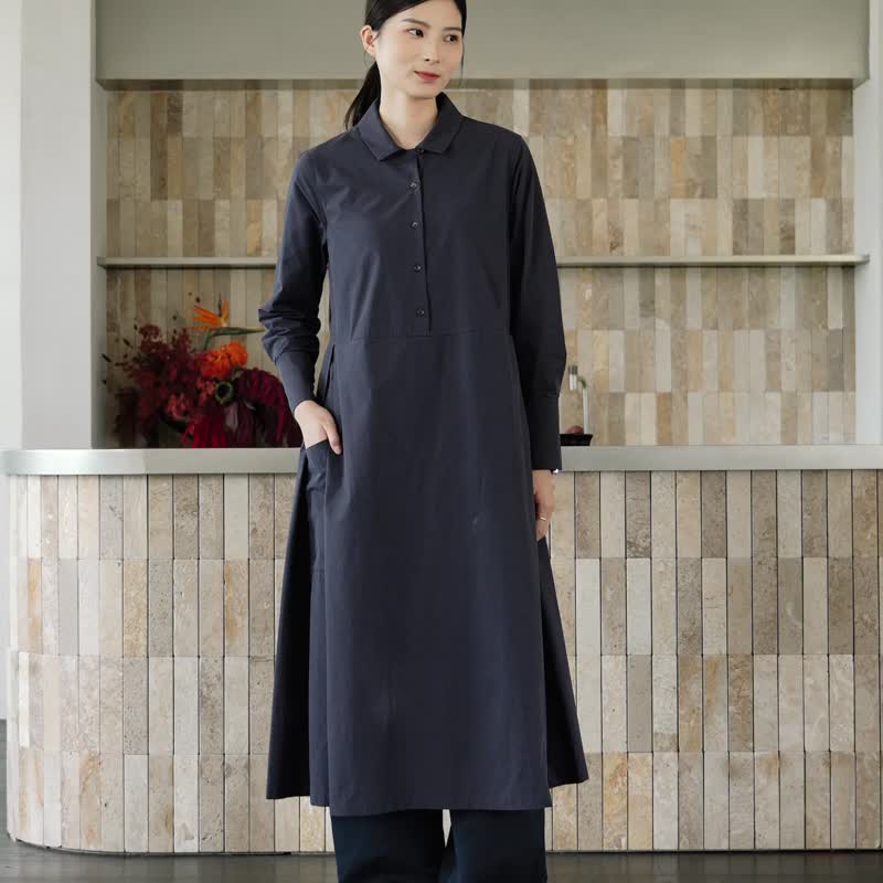 鹿造LUZAO 连身裙 女士款 - 洋装/连衣裙 - 棉．麻 