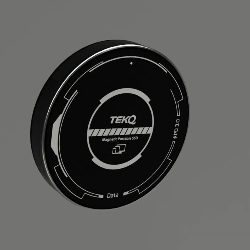 【TEKQ 】USB3.2 磁吸外接 2230 SSD 外接盒(iphone 15 以上手机) - 其他 - 铝合金 黑色