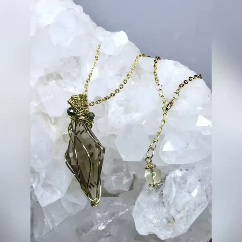 水晶灵摆项链_定制化设计 - 项链 - 水晶 多色