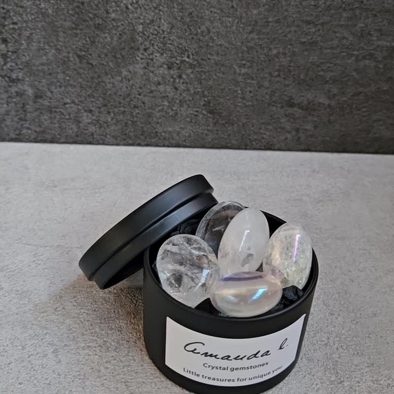 (滚石专卖店)(深层净化)(天然石水晶)(净化水晶)A级高品白水晶滚 - 手链/手环 - 水晶 透明