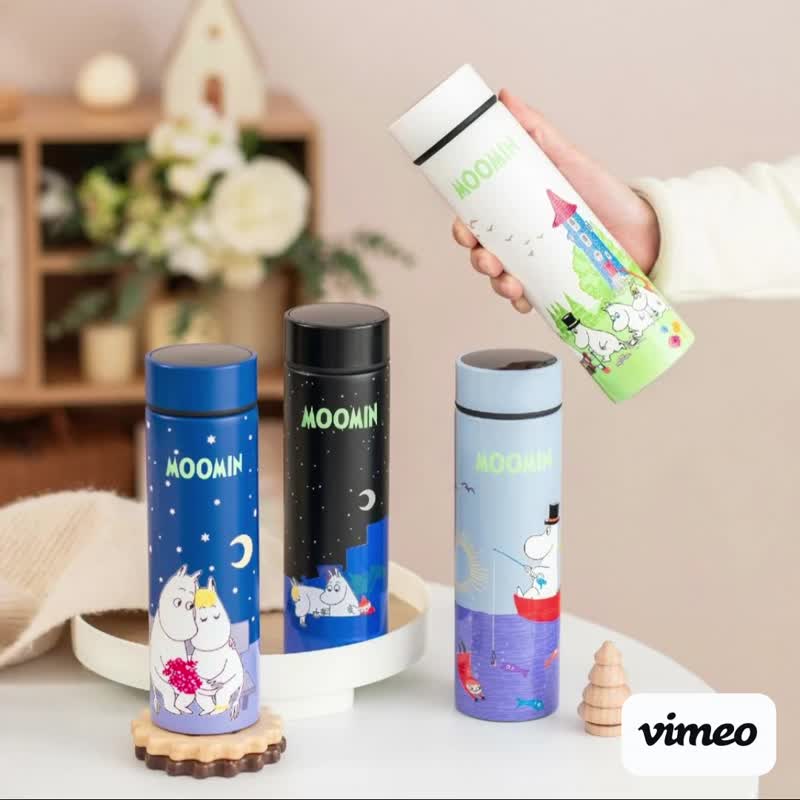MOOMIN授权 | PO: x Moomin 智能温度保温茶杯(460ml) 情人节生日 - 保温瓶/保温杯 - 不锈钢 多色