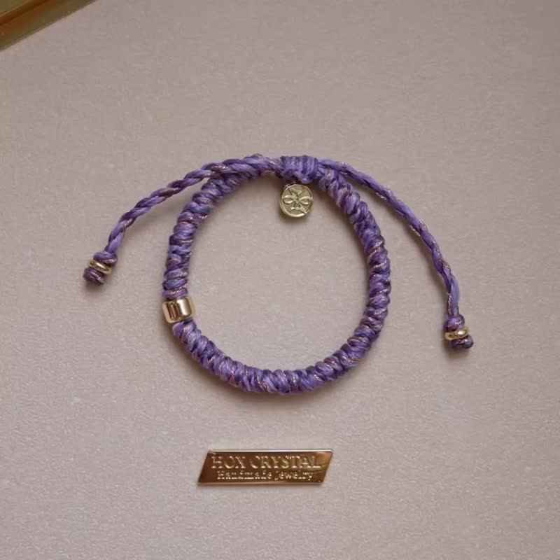 HOX CRYSTAL 护身金刚结绳 - 手链/手环 - 其他材质 紫色