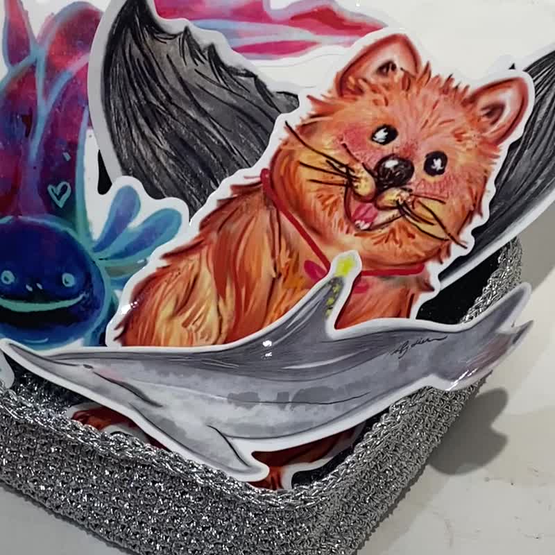 【旅行首选】Abbysounique 全系列防水防晒大行李贴纸 - 贴纸 - 纸 多色