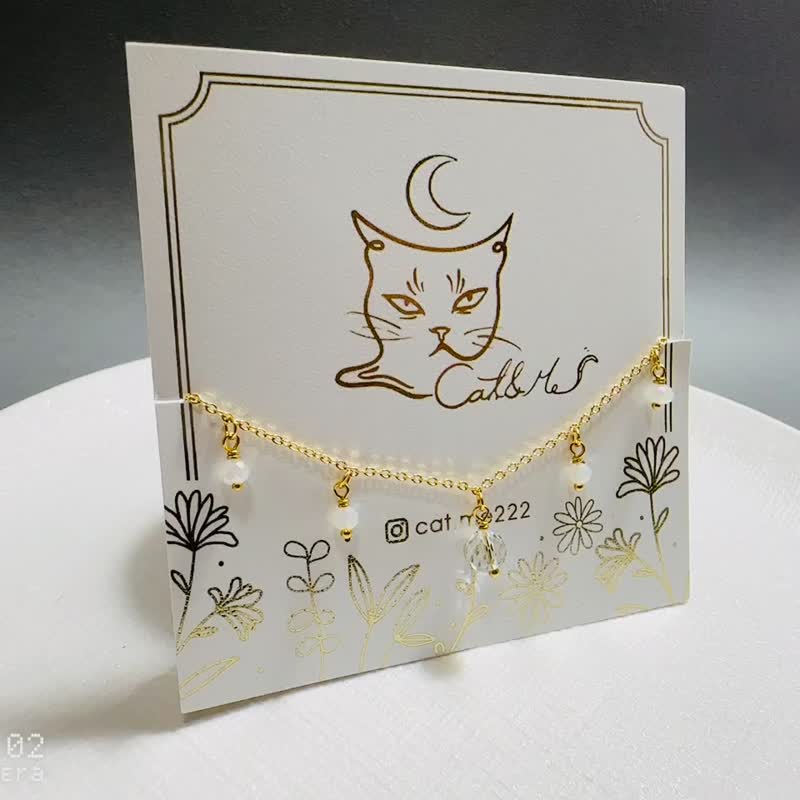 十二星座【透白光彩手链】_全星座适合_ - 手链/手环 - 铜/黄铜 透明