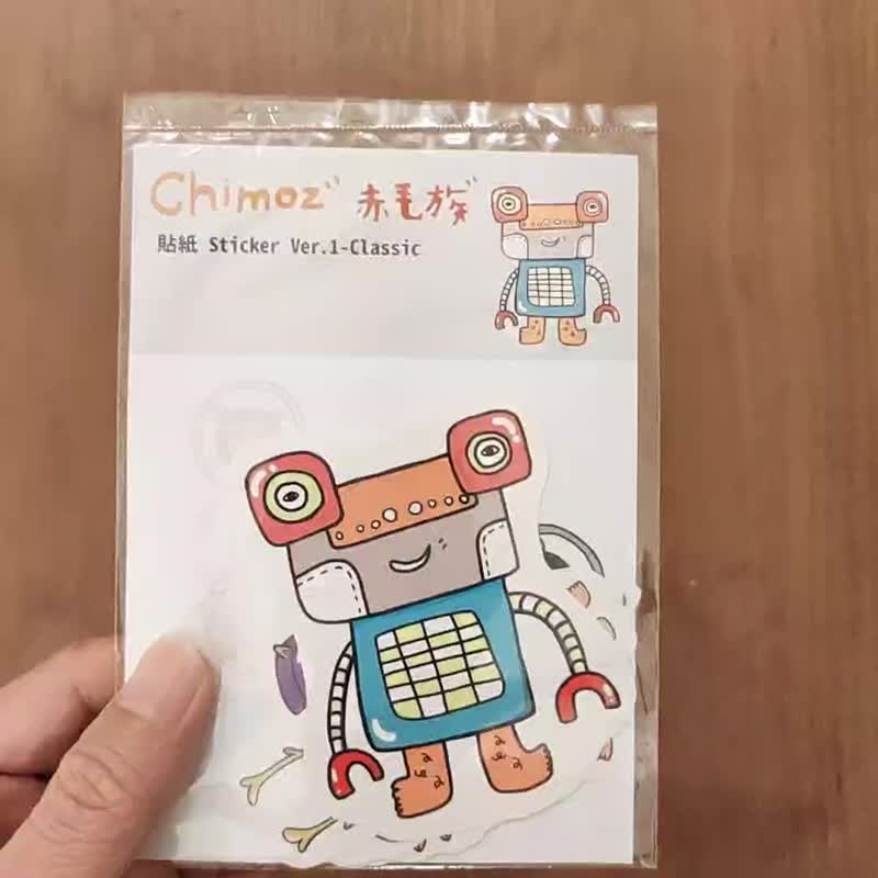 赤毛族贴纸组 Ver.1 经典角色版 共7张 - 贴纸 - 纸 多色