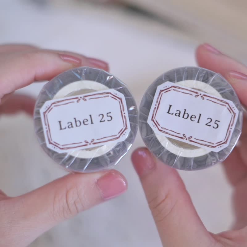 原创胶带贴纸卷 label 25 玫瑰金标签 - 纸胶带 - 塑料 