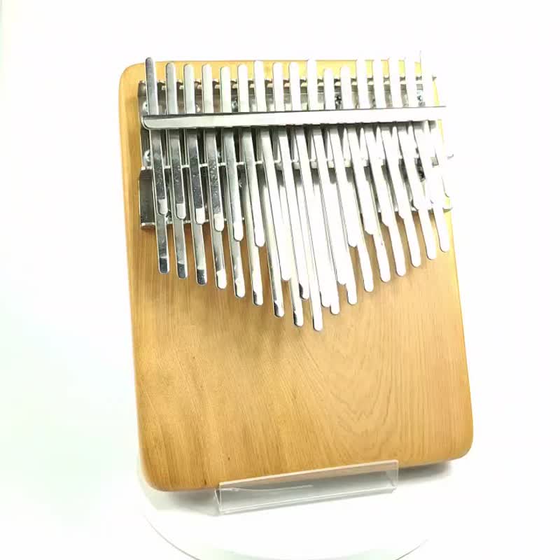 台湾肖楠木拇指琴/34音拇指琴/KALIMBA - 吉他/乐器 - 木头 金色