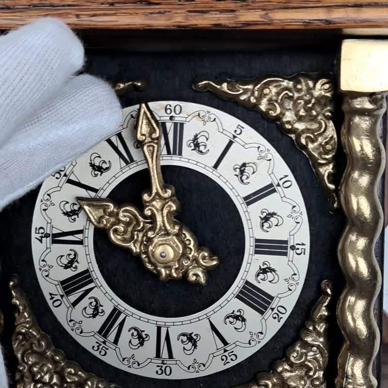 Zaanse 荷兰古董时钟 8日链 (Warmink WUBA Junghans 时期) - 时钟/闹钟 - 木头 咖啡色