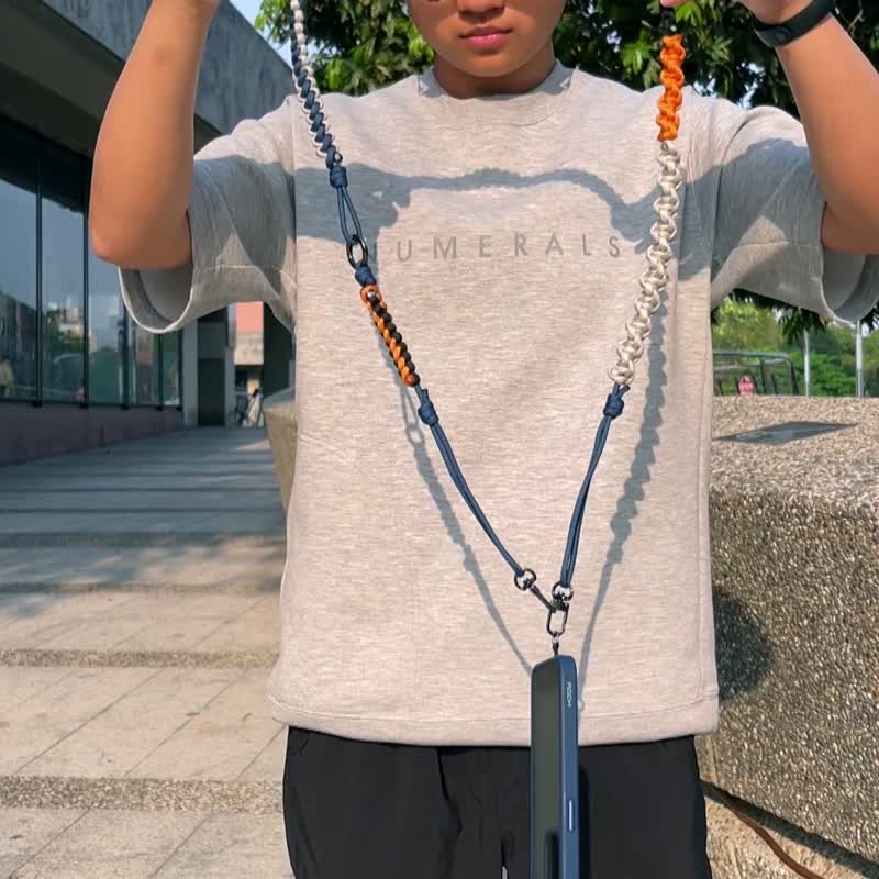 不对称双编织手机挂绳 可调式手机背带 背包背带 手机绳 - 手机配件 - 尼龙 多色