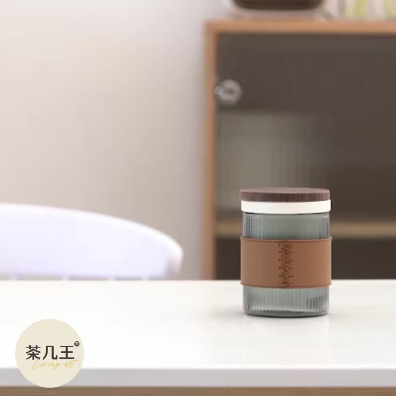 【无用日常】简约设计 泡茶器 泡茶杯 耐热玻璃杯 茶水分离杯 - 茶具/茶杯 - 陶 金色