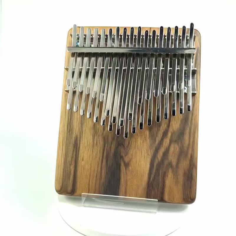 巴新胡桃木拇指琴/34音拇指琴/KALIMBA - 吉他/乐器 - 木头 咖啡色