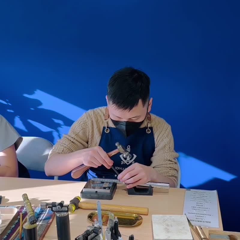 台北大稻埕-金工手作纯银戒指-中英粤语/文化币可/小班制 - 金工/饰品 - 纯银 
