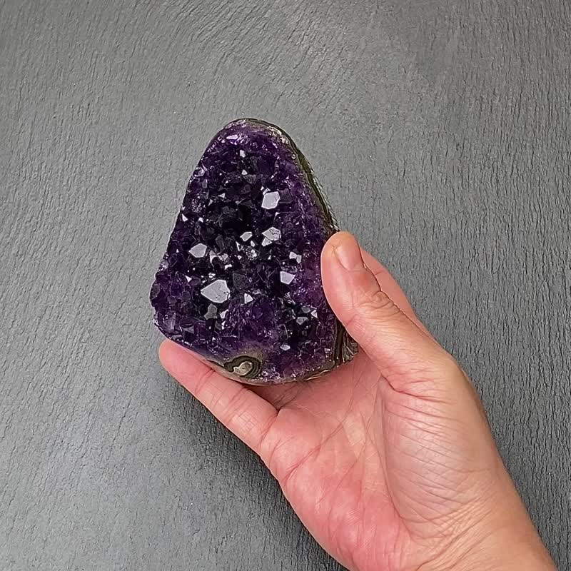 天然原矿顶级帝王紫紫晶镇 紫晶簇 紫水晶 招财开运 快速出货 - 摆饰 - 水晶 紫色