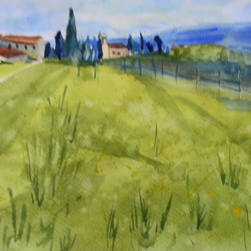 托斯卡纳艺术原创风景画法国艺术品 OlivKan - 海报/装饰画/版画 - 其他材质 多色
