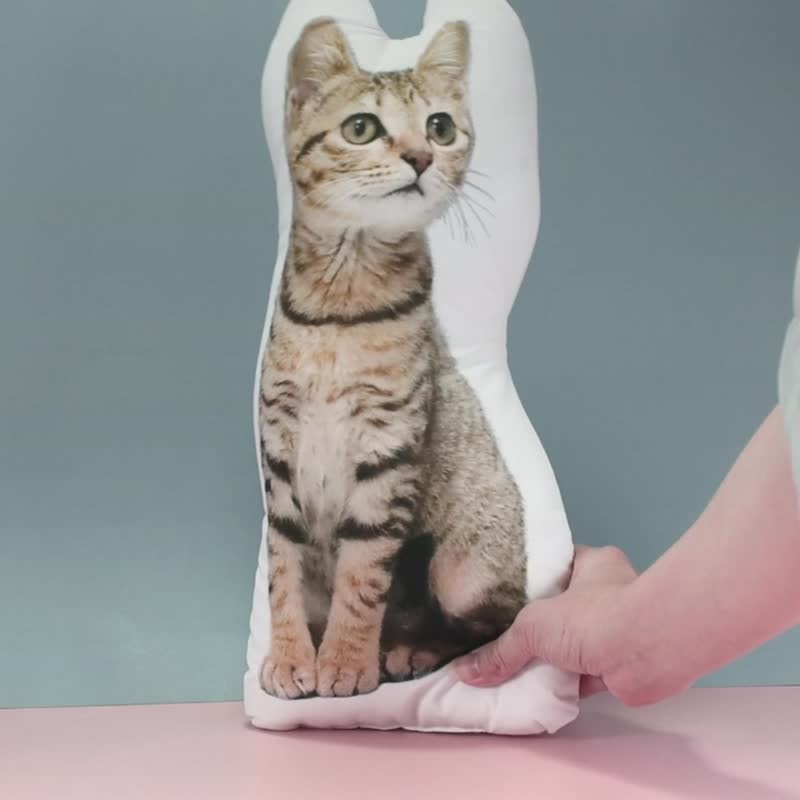 宠物 照片 客制化 抱枕 枕头 狗 猫 鸟 人物 情侣 礼物 双面打印 - 枕头/抱枕 - 棉．麻 多色
