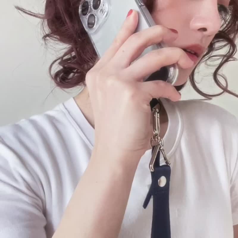 闪光系 | CRUSH - 湛海蓝 * 蓝色 尼龙 手机背带 - 挂绳/吊绳 - 尼龙 蓝色