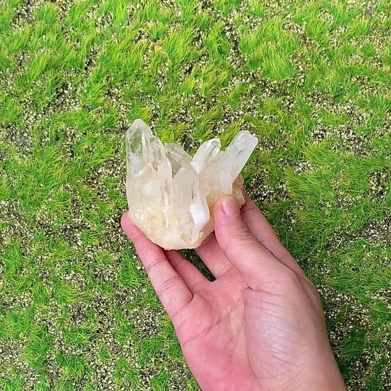 天然原矿白水晶簇 | 疗愈 开运 消磁手链 | 快速出货 入厝送礼 - 摆饰 - 水晶 多色