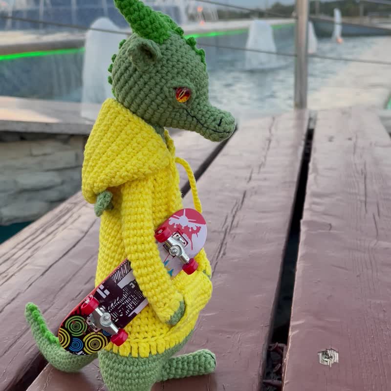 青龙娃娃新年礼物可爱毛绒玩具, 玩偶娃娃人形, 手工玩具 - 玩偶/公仔 - 棉．麻 绿色