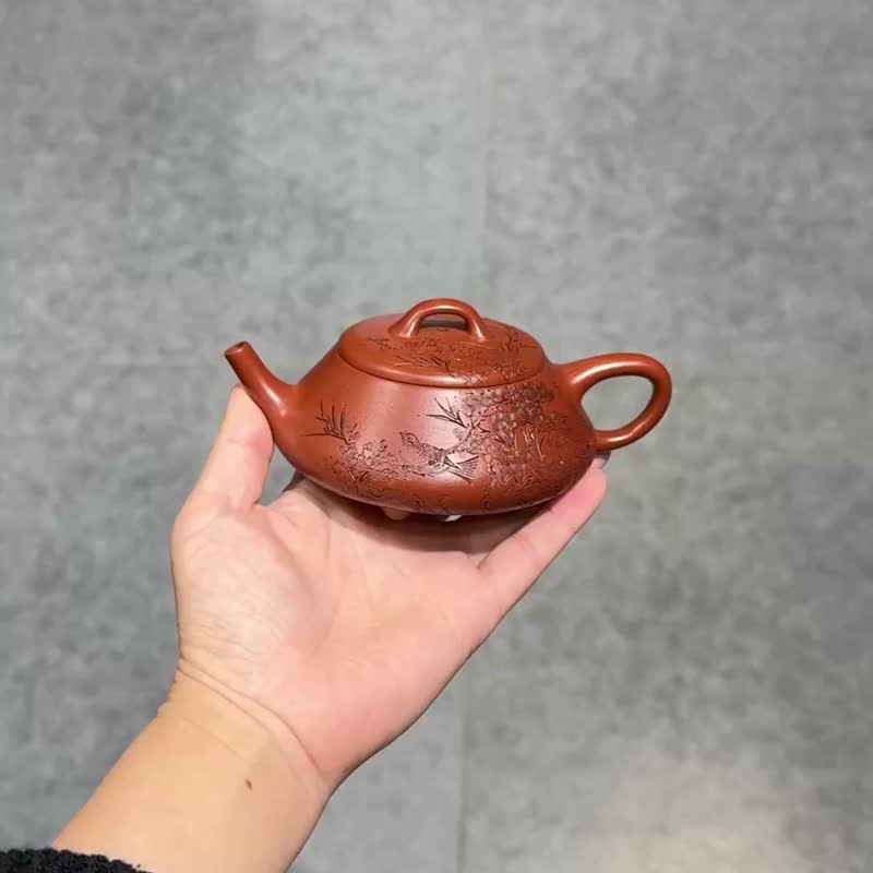 亦瓢 全手工  容量160cc朱泥清润素雅的造型纤秀细腻的线条 - 茶具/茶杯 - 陶 