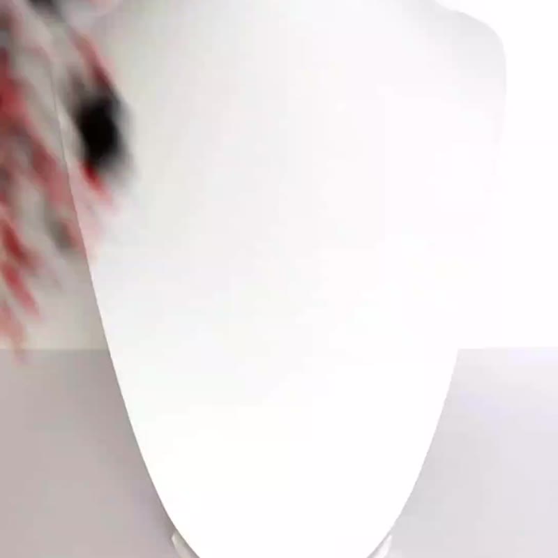 以天然珊瑚、熔岩及水晶珠制成的项链。女士颈链 - 项链 - 半宝石 多色