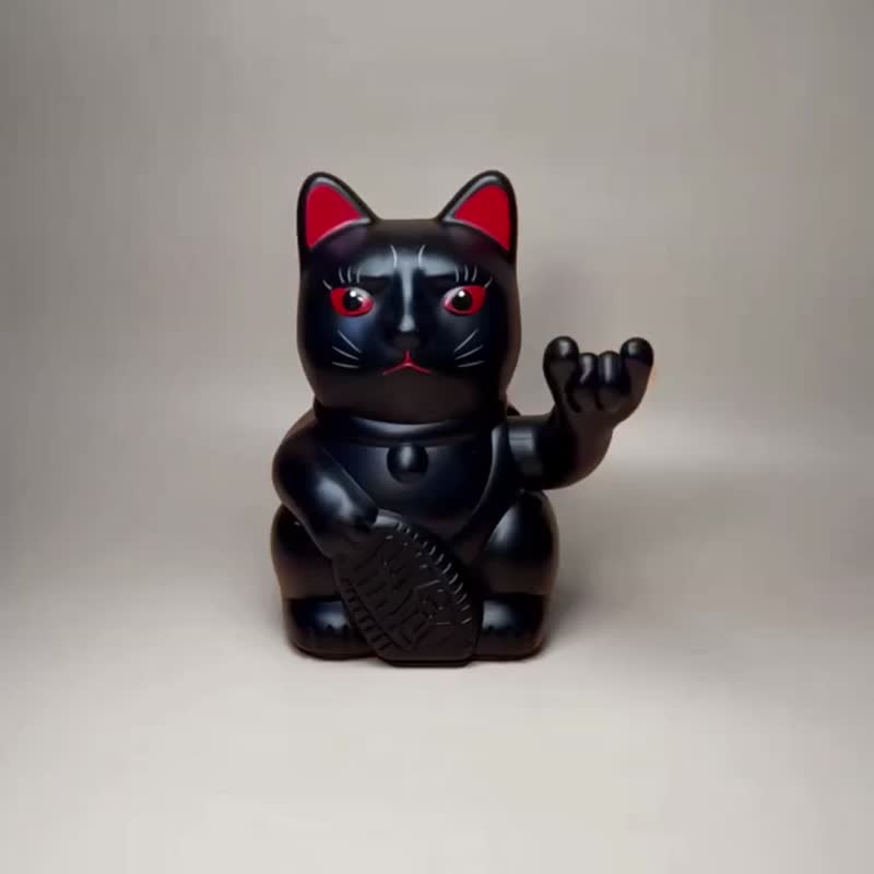ANGRY CAT - 摇滚猫 - 摆饰 - 塑料 黑色