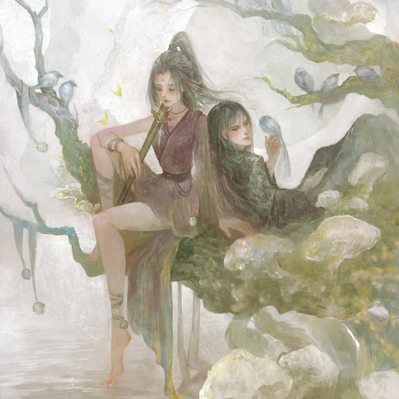 【电绘】非商用惊喜包大插画 单人 双人全张插画 结婚插画 似颜绘 - 电子手绘真人画像/绘画/插画 - 其他材质 