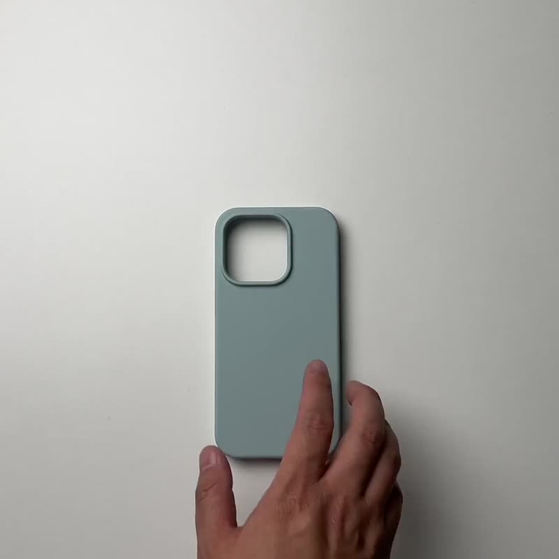 iPhone 14 Pro Max 6.7寸超适握感硅胶手机壳 - 手机壳/手机套 - 硅胶 灰色