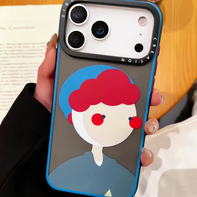 【隐藏式磁吸】HINATA铝合金按键全磨砂防摔防刮iPhone17p-17pm - 手机壳/手机套 - 塑料 多色
