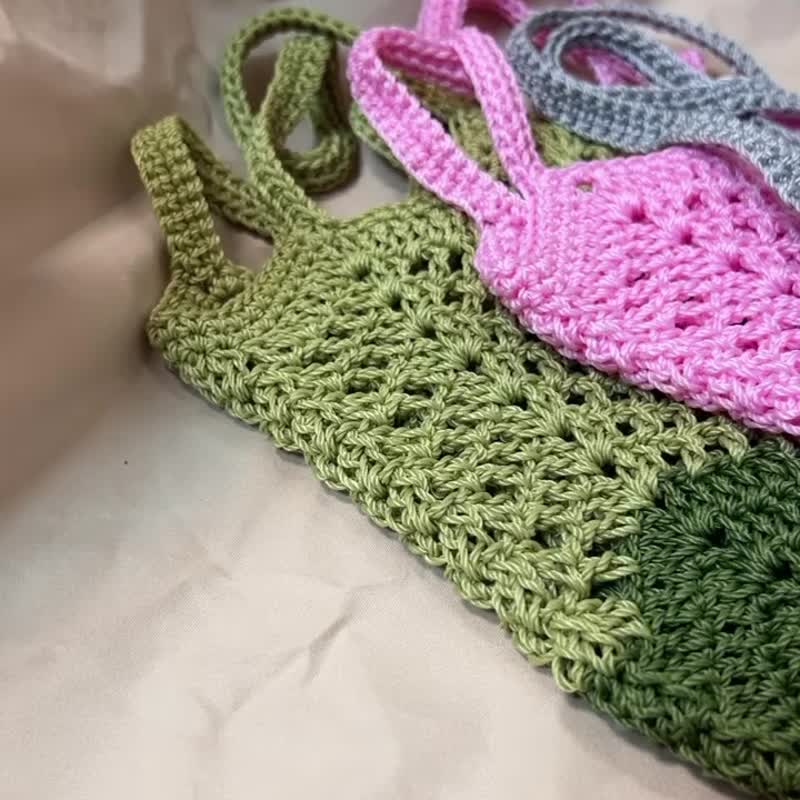 编织彩屋|手工编织|渐层防水水壶袋 - 随行杯提袋/水壶袋 - 防水材质 多色