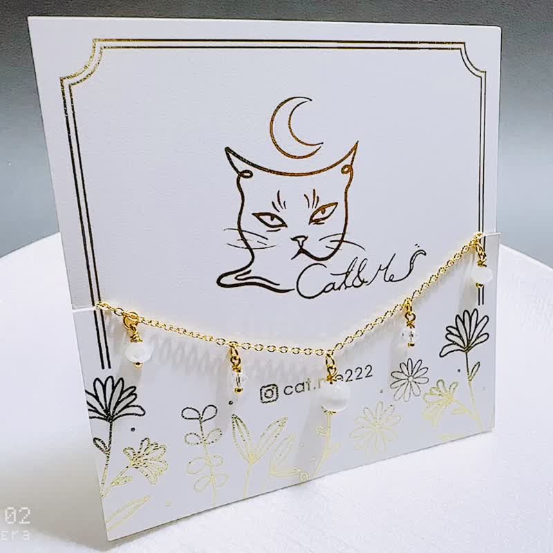 十二星座【纯白之光手链】_水瓶座x双鱼座_ - 手链/手环 - 铜/黄铜 白色