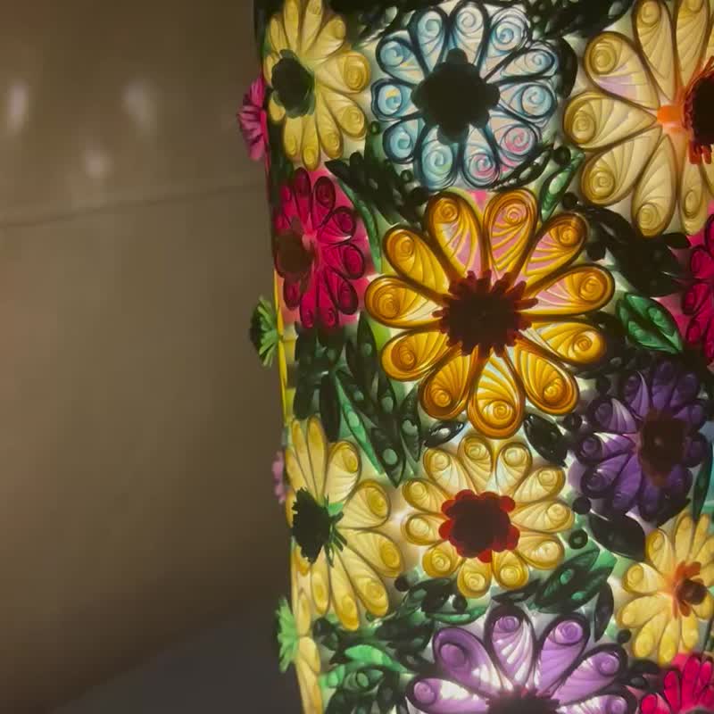 花繁叶茂造型灯/ 缕空灯饰/ 立型灯具 - 灯具/灯饰 - 纸 