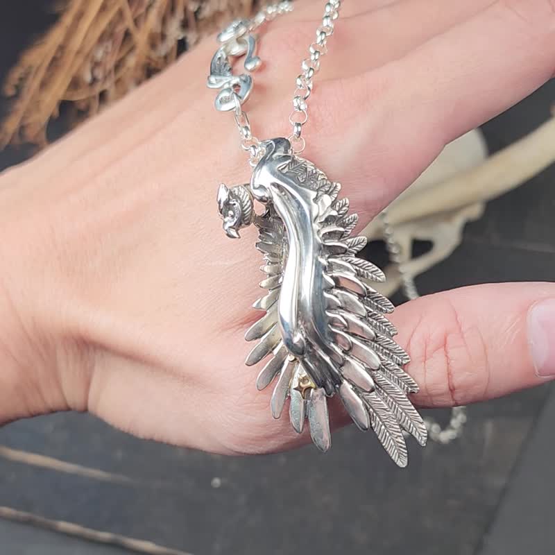 夜曲系列 / 夜曲-殁 - 项链 - 纯银 银色